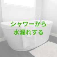 シャワーから水漏れする