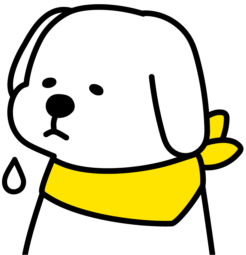 元気のない犬